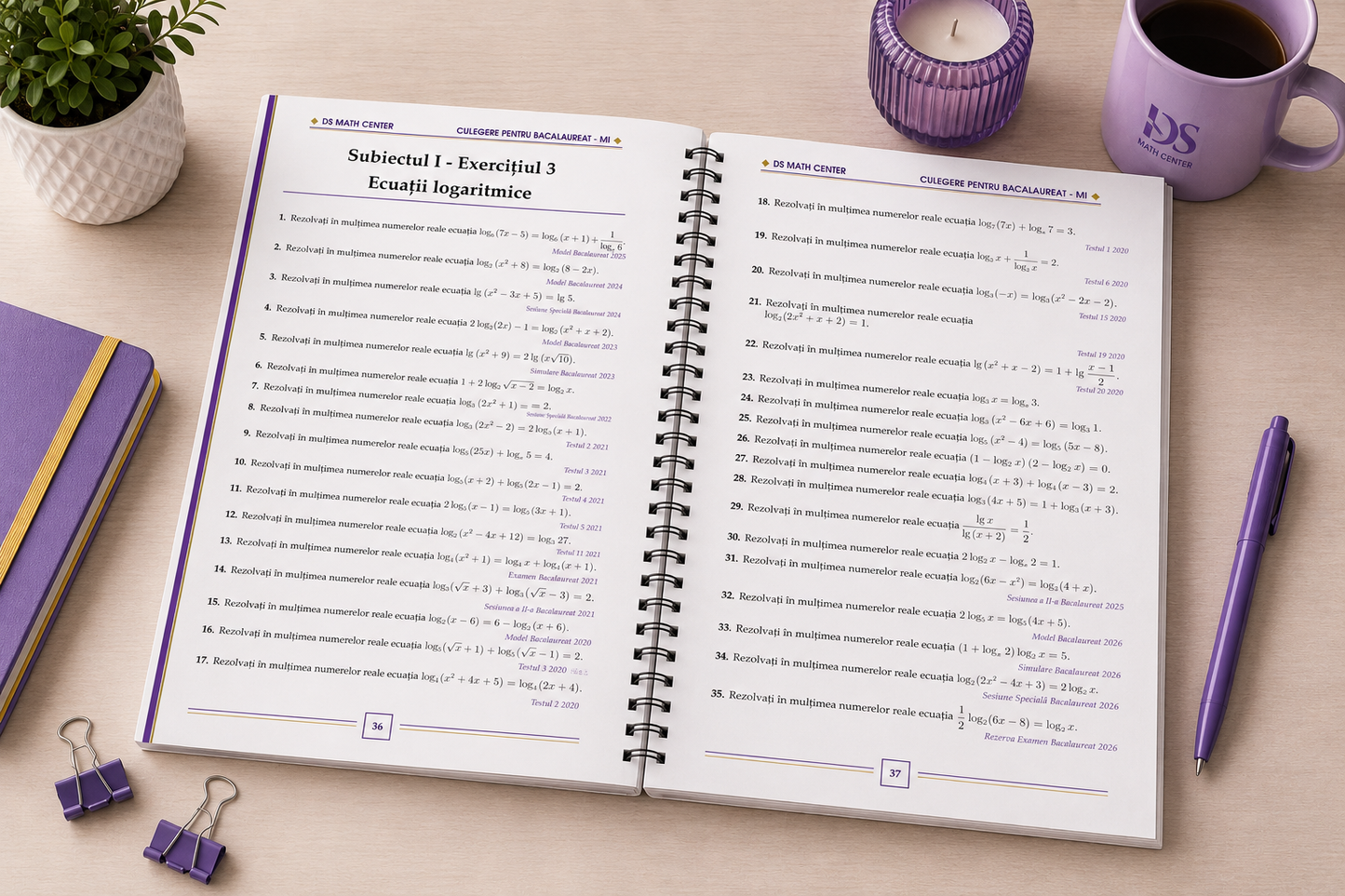 Culegere de Matematică pentru Bacalaureat - Specializarea Matematică Informatică